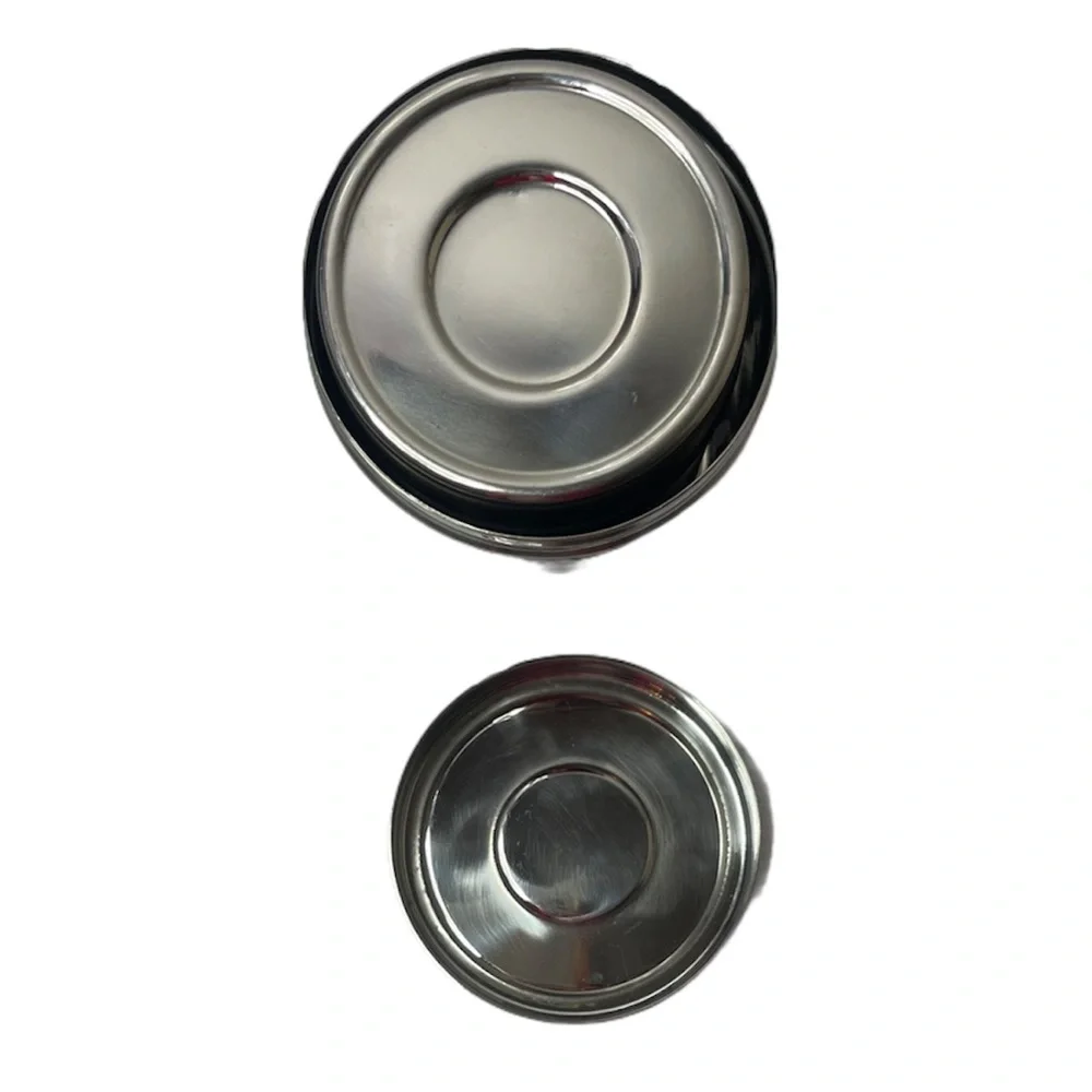 Stainless Canisters Tins Storage Containers Silver Chrome 3 piece  Canister Set